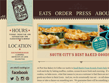 Tablet Screenshot of pintsizebakery.com